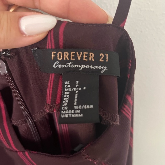 Forever 21 Purple Jumpsuit culotte style - Picture 4 of 4